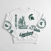 MICHIGAN STATE SPARTANS PRIME TIME PREMIUM CREWNECK SWEATSHIRT