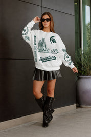 MICHIGAN STATE SPARTANS PRIME TIME PREMIUM CREWNECK SWEATSHIRT