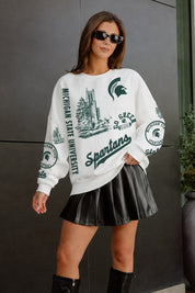 MICHIGAN STATE SPARTANS PRIME TIME PREMIUM CREWNECK SWEATSHIRT