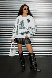 MICHIGAN STATE SPARTANS PRIME TIME PREMIUM CREWNECK SWEATSHIRT