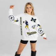 MICHIGAN WOLVERINES PRIME TIME PREMIUM CREWNECK SWEATSHIRT