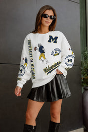 MICHIGAN WOLVERINES PRIME TIME PREMIUM CREWNECK SWEATSHIRT