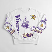 MINNESOTA VIKINGS PRIME TIME PREMIUM CREWNECK SWEATSHIRT