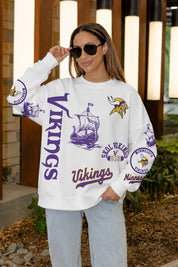 MINNESOTA VIKINGS PRIME TIME PREMIUM CREWNECK SWEATSHIRT