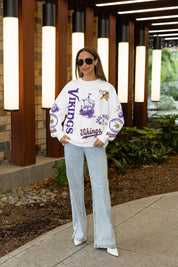MINNESOTA VIKINGS PRIME TIME PREMIUM CREWNECK SWEATSHIRT