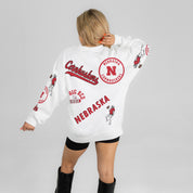 NEBRASKA CORNHUSKERS PRIME TIME PREMIUM CREWNECK SWEATSHIRT