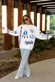 NEW ENGLAND PATRIOTS PRIME TIME PREMIUM CREWNECK SWEATSHIRT