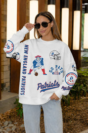 NEW ENGLAND PATRIOTS PRIME TIME PREMIUM CREWNECK SWEATSHIRT