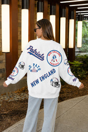 NEW ENGLAND PATRIOTS PRIME TIME PREMIUM CREWNECK SWEATSHIRT