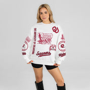 OKLAHOMA SOONERS PRIME TIME PREMIUM CREWNECK SWEATSHIRT