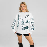 PHILADELPHIA EAGLES PRIME TIME PREMIUM CREWNECK SWEATSHIRT