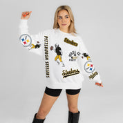 PITTSBURGH STEELERS PRIME TIME PREMIUM CREWNECK SWEATSHIRT