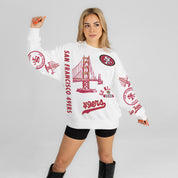 SAN FRANCISCO 49ERS PRIME TIME PREMIUM CREWNECK SWEATSHIRT