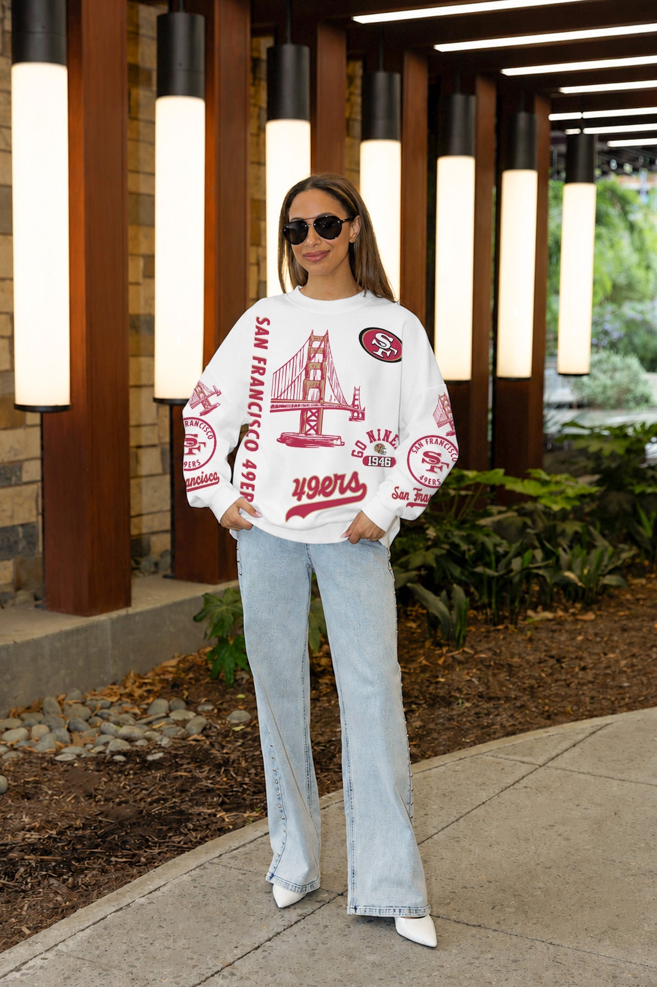 SAN FRANCISCO 49ERS PRIME TIME PREMIUM CREWNECK SWEATSHIRT