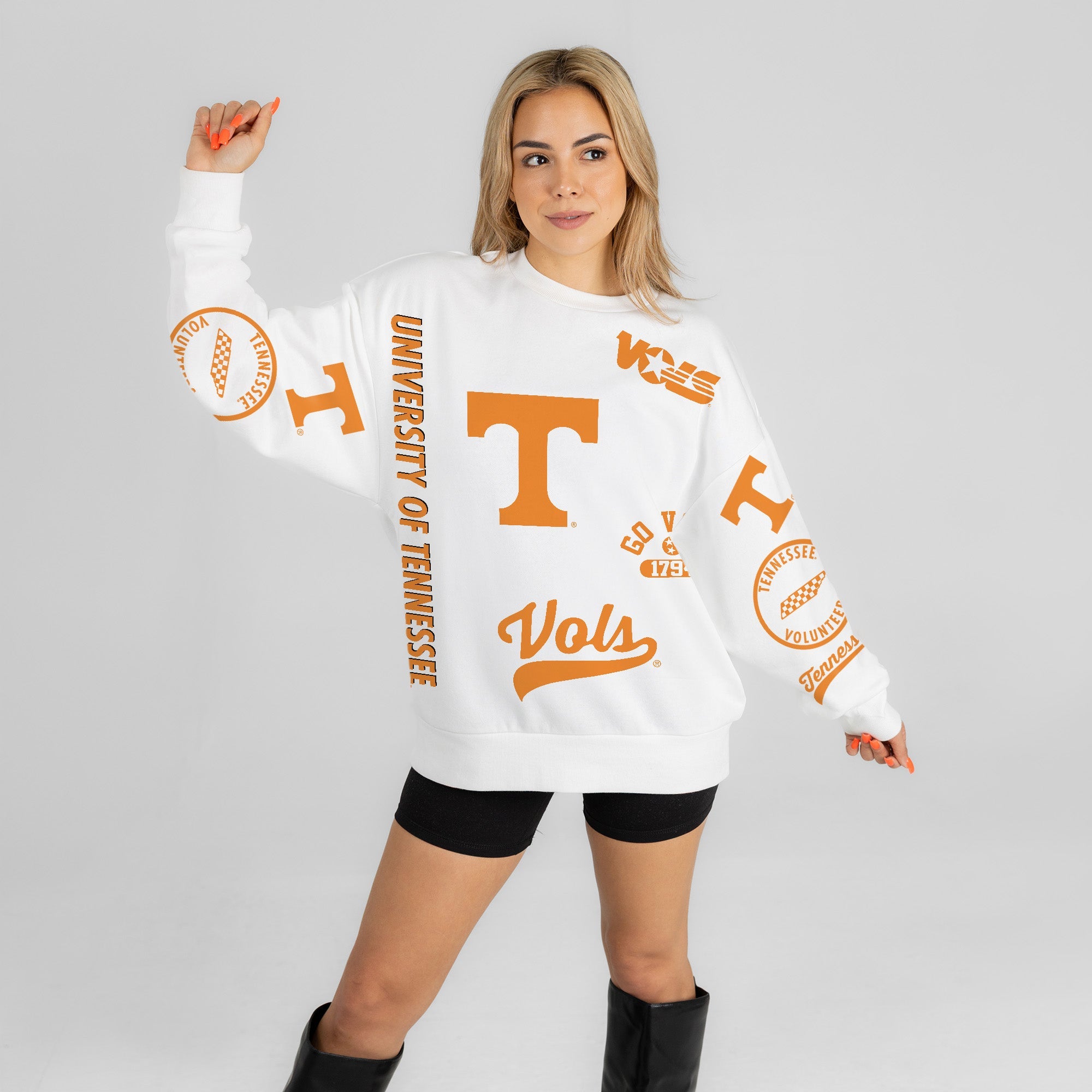TENNESSEE VOLUNTEERS PRIME TIME PREMIUM CREWNECK SWEATSHIRT