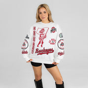 OHIO STATE BUCKEYES PRIME TIME PREMIUM CREWNECK SWEATSHIRT