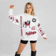 GEORGIA BULLDOGS PRIME TIME PREMIUM CREWNECK SWEATSHIRT