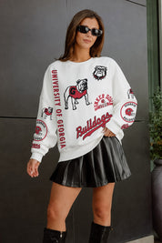GEORGIA BULLDOGS PRIME TIME PREMIUM CREWNECK SWEATSHIRT