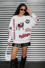 GEORGIA BULLDOGS PRIME TIME PREMIUM CREWNECK SWEATSHIRT
