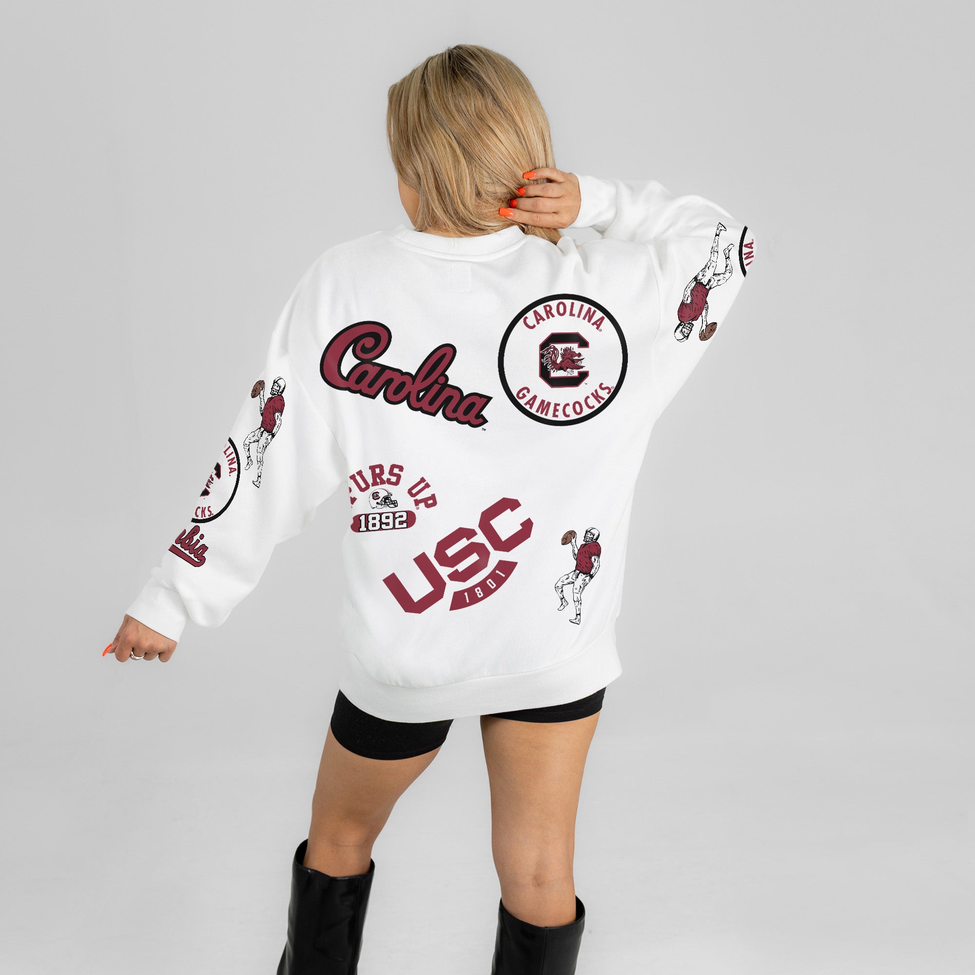SOUTH CAROLINA GAMECOCKS PRIME TIME PREMIUM CREWNECK SWEATSHIRT