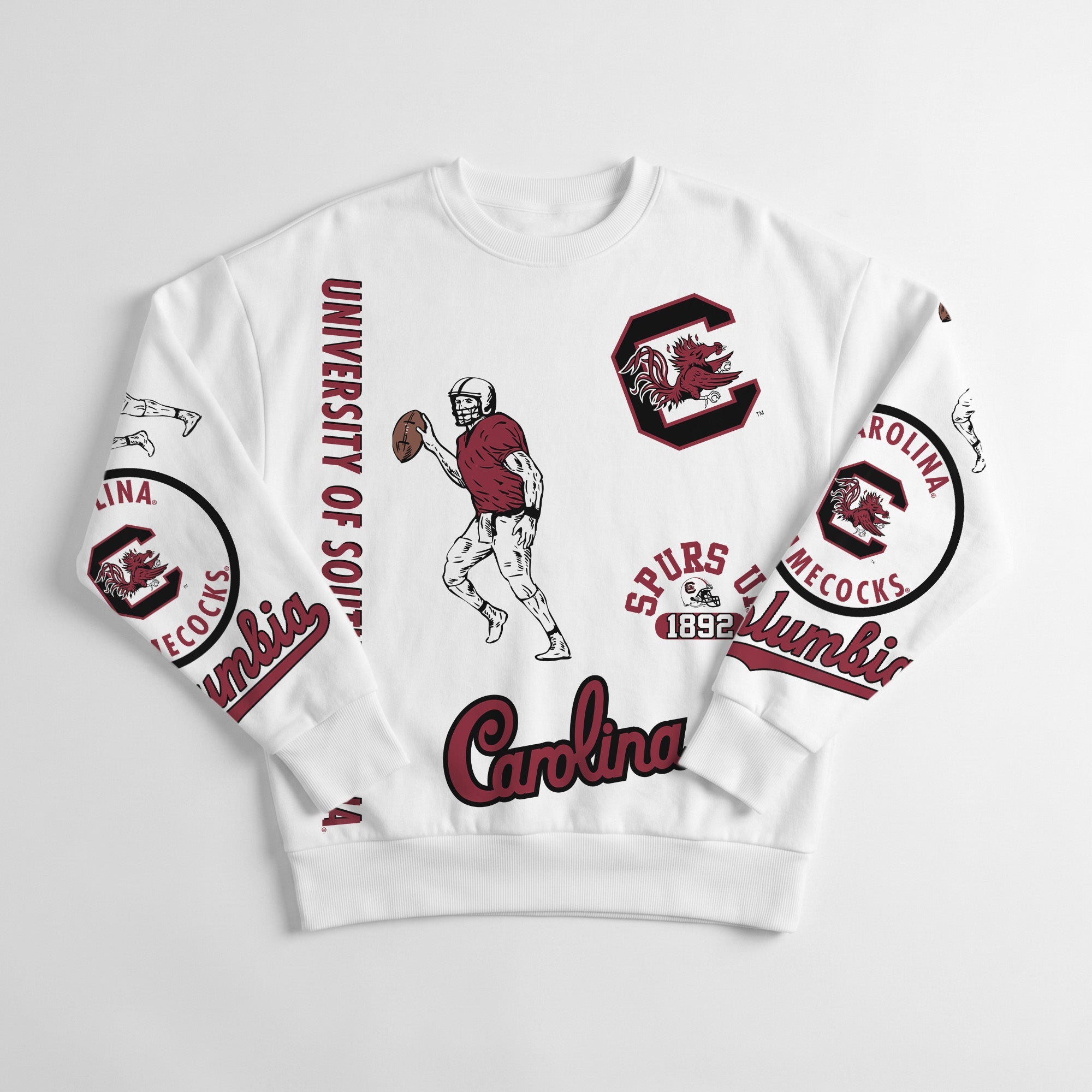 SOUTH CAROLINA GAMECOCKS PRIME TIME PREMIUM CREWNECK SWEATSHIRT