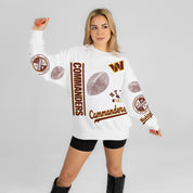 WASHINGTON COMMANDERS PRIME TIME PREMIUM CREWNECK SWEATSHIRT