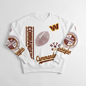 WASHINGTON COMMANDERS PRIME TIME PREMIUM CREWNECK SWEATSHIRT