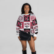 ALABAMA CRIMSON TIDE HIGHLIGHT REEL PREMIUM CREWNECK SWEATSHIRT