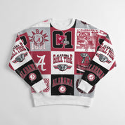 ALABAMA CRIMSON TIDE HIGHLIGHT REEL PREMIUM CREWNECK SWEATSHIRT