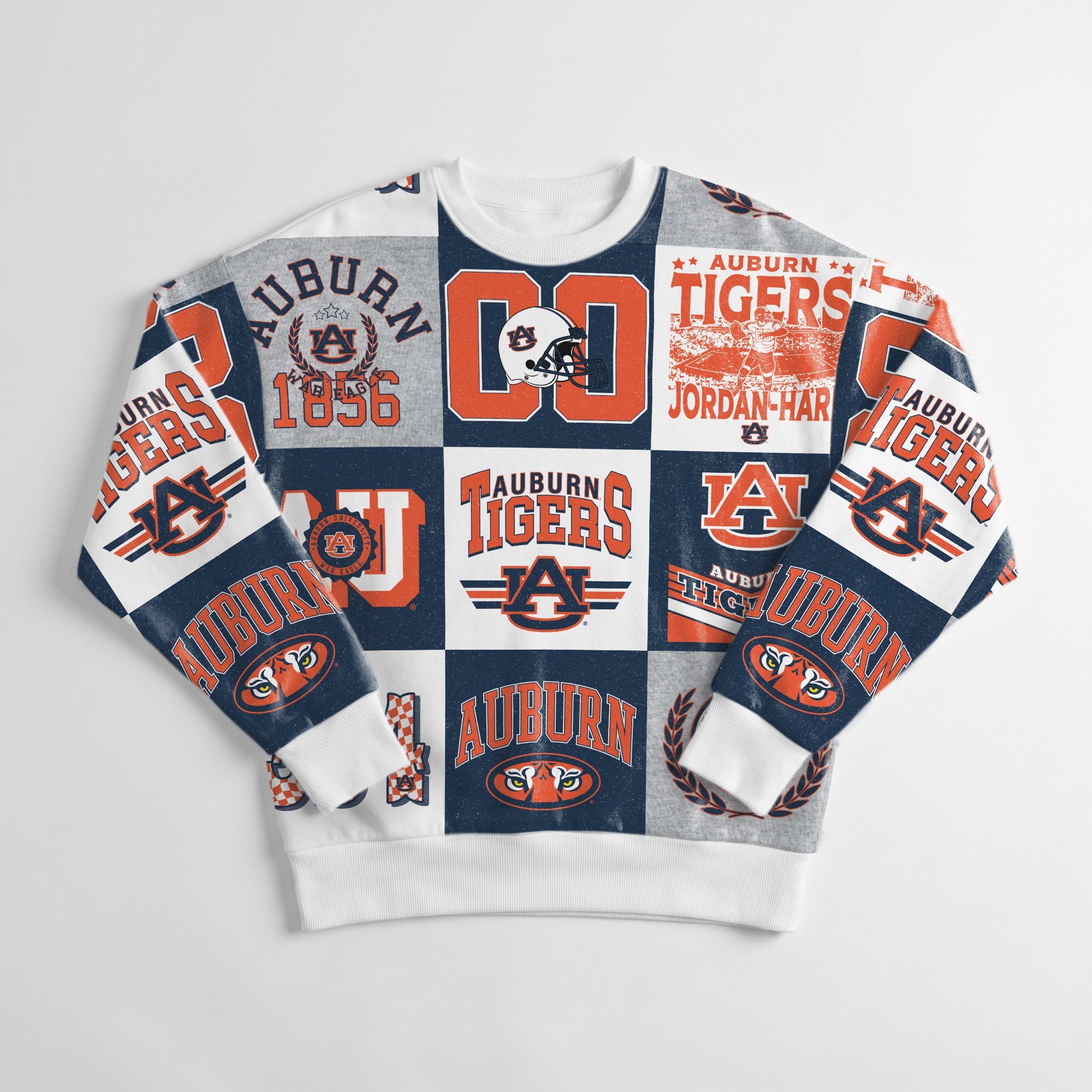 AUBURN TIGERS HIGHLIGHT REEL PREMIUM CREWNECK SWEATSHIRT
