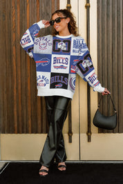 BUFFALO BILLS HIGHLIGHT REEL PREMIUM CREWNECK SWEATSHIRT