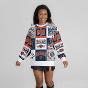CHICAGO BEARS HIGHLIGHT REEL PREMIUM CREWNECK SWEATSHIRT