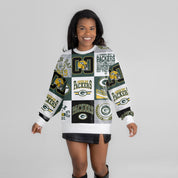 GREEN BAY PACKERS HIGHLIGHT REEL PREMIUM CREWNECK SWEATSHIRT