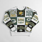 GREEN BAY PACKERS HIGHLIGHT REEL PREMIUM CREWNECK SWEATSHIRT
