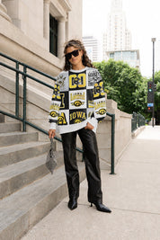 IOWA HAWKEYES HIGHLIGHT REEL PREMIUM CREWNECK SWEATSHIRT