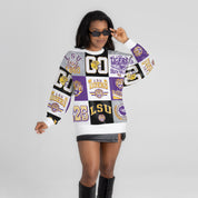 LSU TIGERS HIGHLIGHT REEL PREMIUM CREWNECK SWEATSHIRT