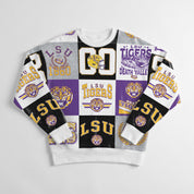 LSU TIGERS HIGHLIGHT REEL PREMIUM CREWNECK SWEATSHIRT