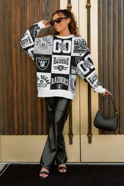 LAS VEGAS RAIDERS HIGHLIGHT REEL PREMIUM CREWNECK SWEATSHIRT