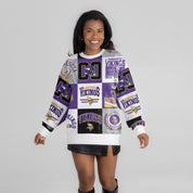 MINNESOTA VIKINGS HIGHLIGHT REEL PREMIUM CREWNECK SWEATSHIRT