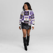 MINNESOTA VIKINGS HIGHLIGHT REEL PREMIUM CREWNECK SWEATSHIRT