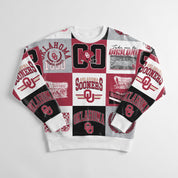 OKLAHOMA SOONERS HIGHLIGHT REEL PREMIUM CREWNECK SWEATSHIRT