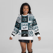 PHILADELPHIA EAGLES HIGHLIGHT REEL PREMIUM CREWNECK SWEATSHIRT