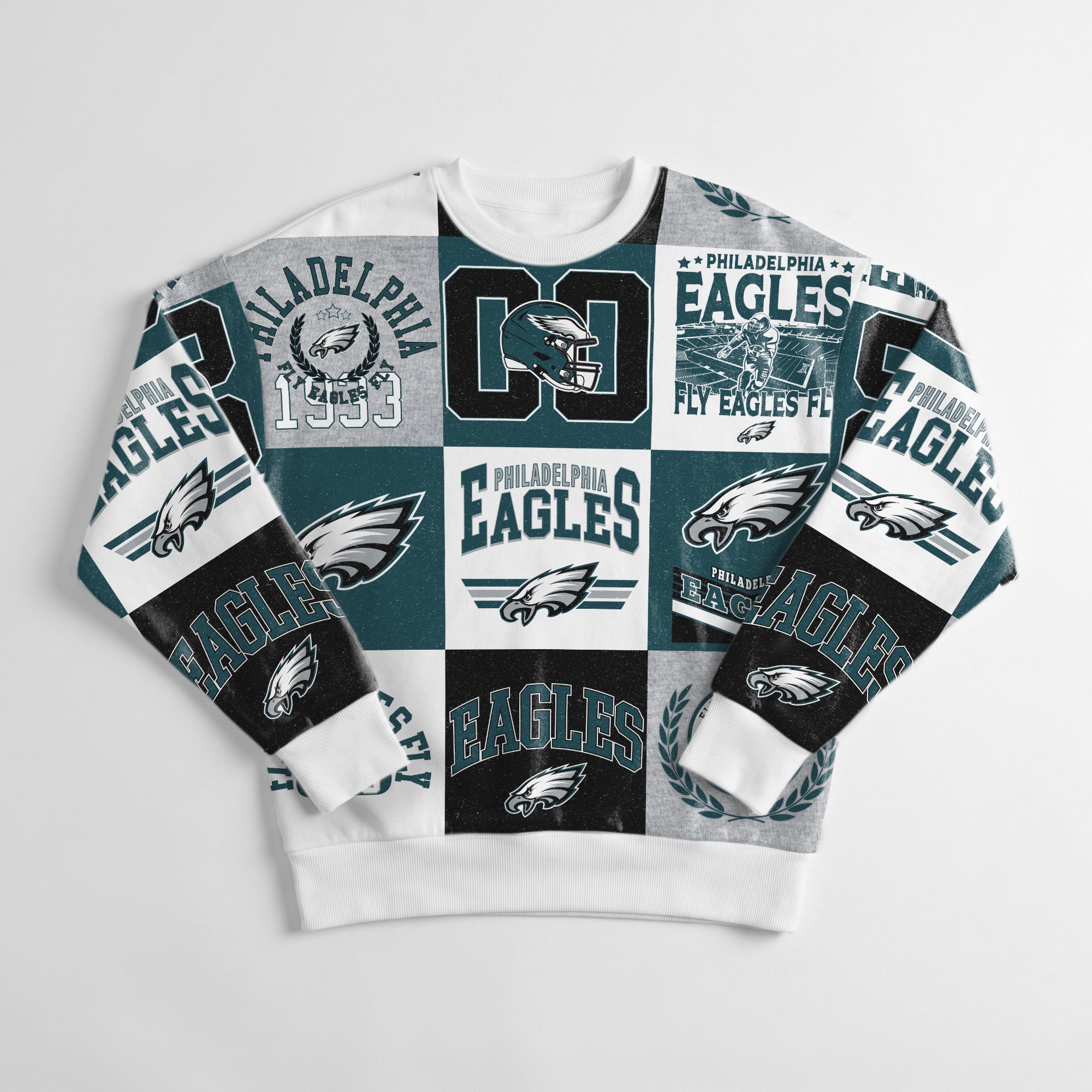 PHILADELPHIA EAGLES HIGHLIGHT REEL PREMIUM CREWNECK SWEATSHIRT