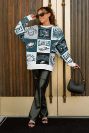 PHILADELPHIA EAGLES HIGHLIGHT REEL PREMIUM CREWNECK SWEATSHIRT