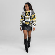 PITTSBURGH STEELERS HIGHLIGHT REEL PREMIUM CREWNECK SWEATSHIRT