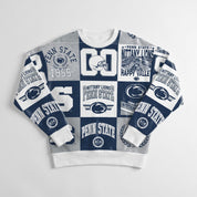 PENN STATE NITTANY LIONS HIGHLIGHT REEL PREMIUM CREWNECK SWEATSHIRT