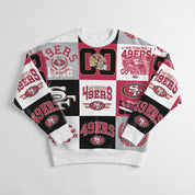 SAN FRANCISCO 49ERS HIGHLIGHT REEL PREMIUM CREWNECK SWEATSHIRT