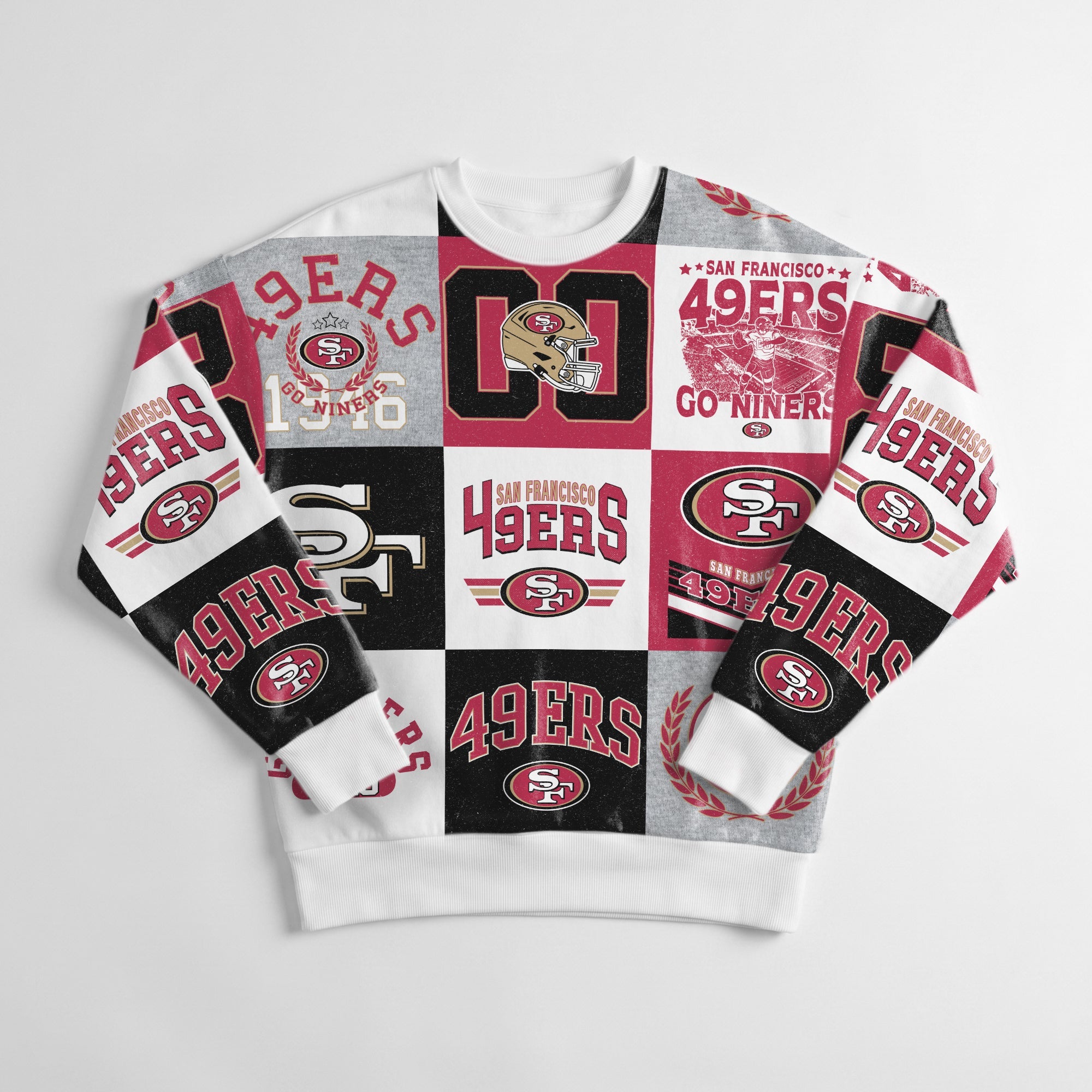 SAN FRANCISCO 49ERS HIGHLIGHT REEL PREMIUM CREWNECK SWEATSHIRT