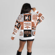 TEXAS LONGHORNS HIGHLIGHT REEL PREMIUM CREWNECK SWEATSHIRT