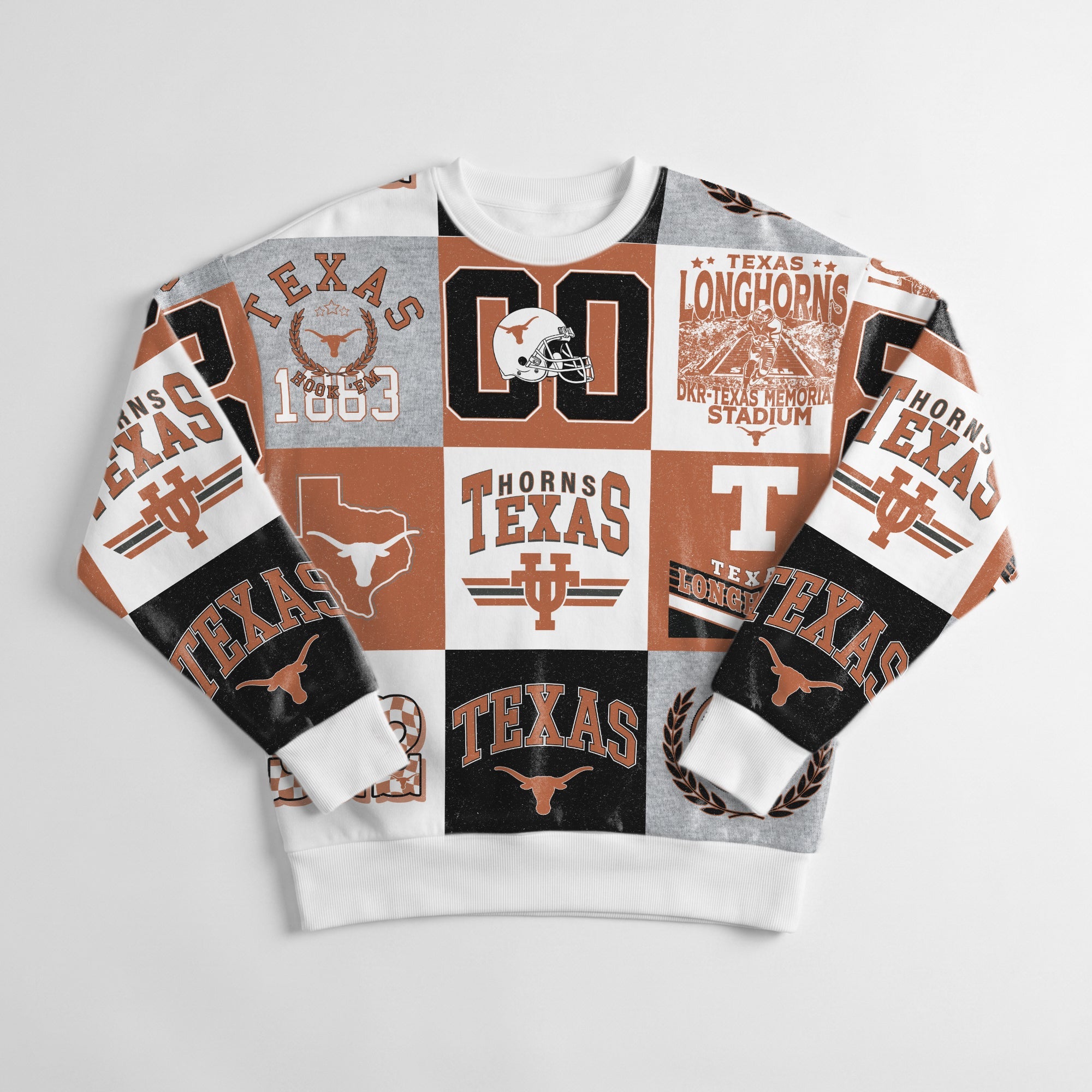 TEXAS LONGHORNS HIGHLIGHT REEL PREMIUM CREWNECK SWEATSHIRT